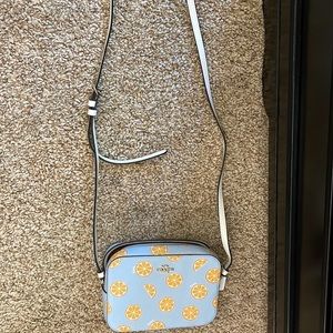 Coach Mini Camera Bag w/ Orange Print